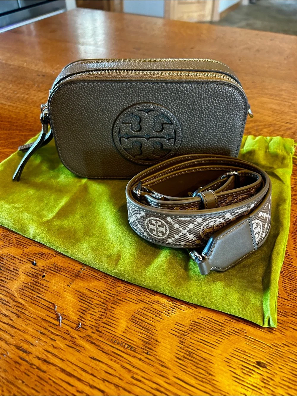 Tory Burch , Mini Miller, Wild Mushroom, Cross Body